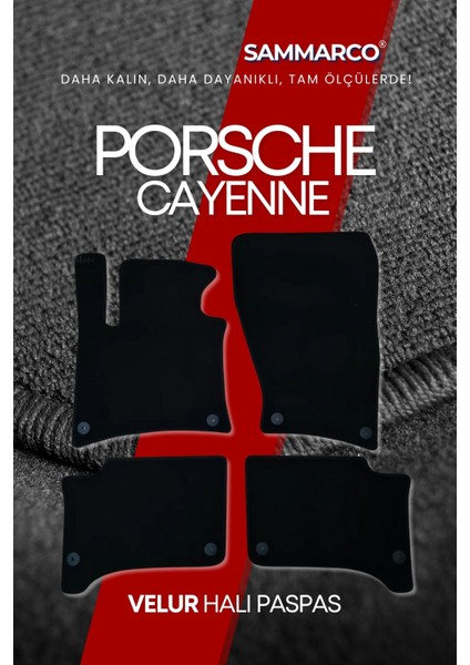 Porsche Cayenne 2010 Halı Paspas Velur Paspas Kumaş Paspas Oto Paspas modelleri