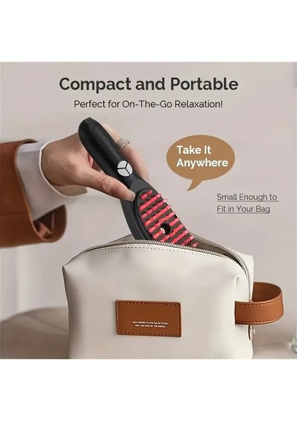 ​​buharlı Titreşimli ve Kırmızı Mavi Işık Terapili Kafa ve Saç Bakım Tarağı (5067) fırsatları