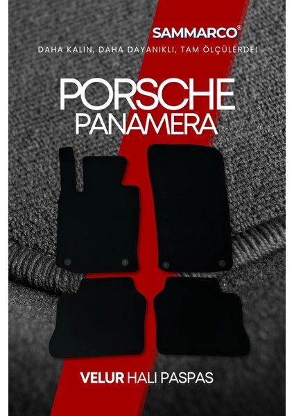Porsche Panamera 2010 Halı Paspas Velur Paspas Kumaş Paspas Oto Paspas modelleri