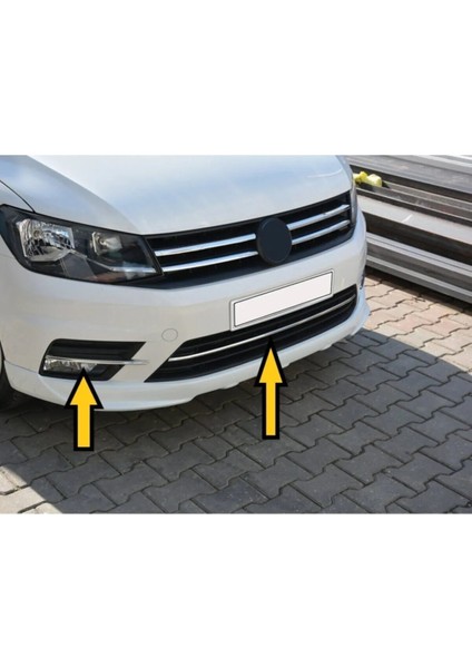 Vw Volkswagen Caddy Uyumlu Ön Tampon Çıtası 3 Parça 2015-2020 Paslanmaz Krom fiyatları