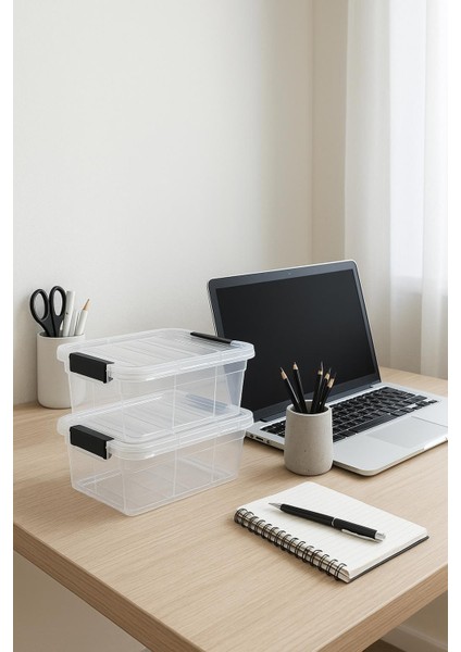 2 Li Şeffaf Saklama Kutusu & Düzenleme Kutusu 6,25 Lt fiyatları