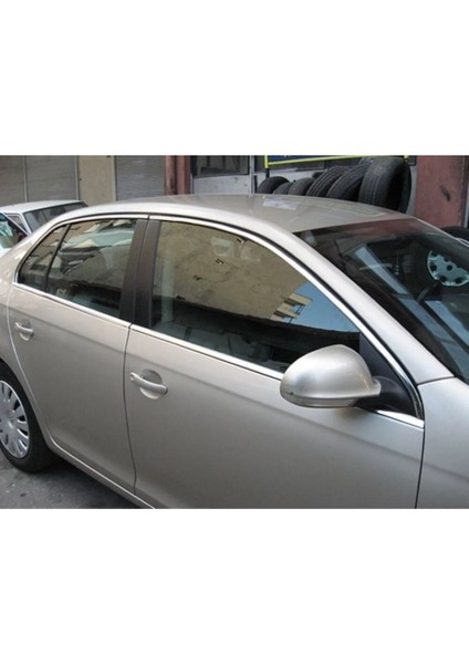Vw Volkswagen Jetta 5 Sedan Uyumlu Cam Çerçeve 8 Parça 2005-2011 Paslanmaz Krom fiyatları