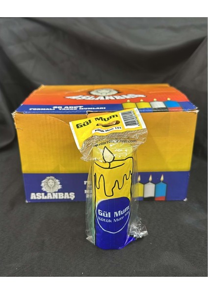 Aslanbaş Formali Takoz Mum KOD:101 20