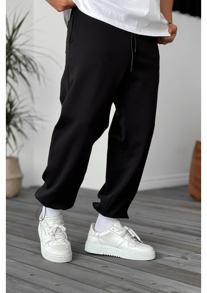 Erkek Baggy Ayarlanabilir Paça 3 Iplik Şardonlu Bol Kesim Stoper Paça Rahat Eşofman Altı TR0463 modelleri