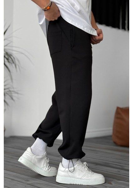 Erkek Baggy Ayarlanabilir Paça 3 Iplik Şardonlu Bol Kesim Stoper Paça Rahat Eşofman Altı TR0463 indirimleri