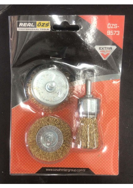 Real Özs Tel Firça Seti̇ 3 Lü ÖZS-9573