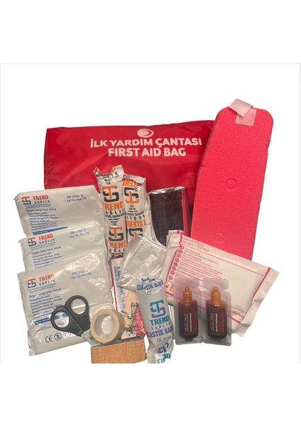 Taşıt ve Ev İçin İlk Yardım Seti – Karayolları Yönetmeliğine Uygun + Termojel Hediyeli fiyatları