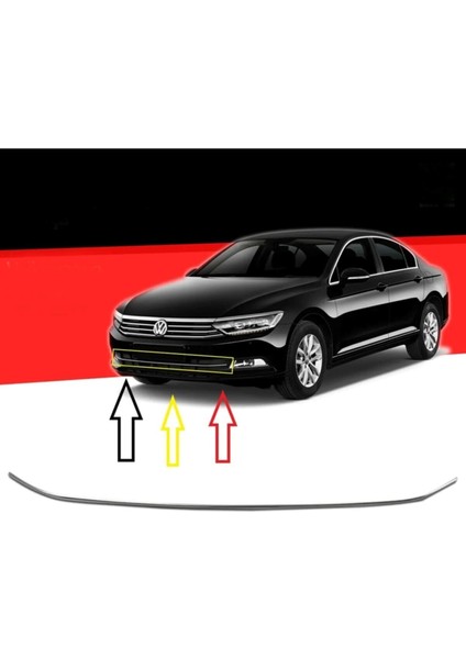 Vw Volkswagen Passat B8 Uyumlu Sedan Ön Tampon Alt Çıta 1 Parça 2015-2019 Paslanmaz Krom fiyatları