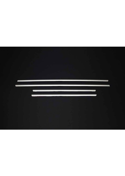 Vw Volkswagen Amarok Uyumlu Cam Çıtası 4 Parça 2010-2021 Paslanmaz Krom