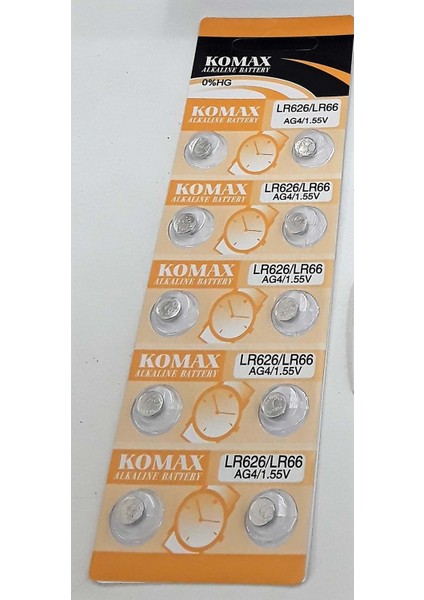 Komax Ag4 LR626 Saat Pi̇li̇ 20