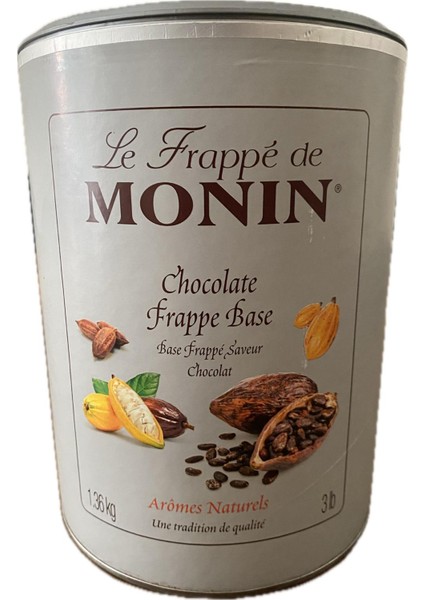 Monin Le Frappe Chocolat – Yoğun Çikolatalı Frappe Karışımı 1.36 kg