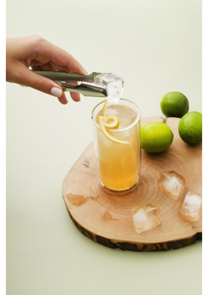 Paslanmaz Çelik Buz Maşası 15 cm Içecek Kokteyl Bar Servis Maşası fiyatları