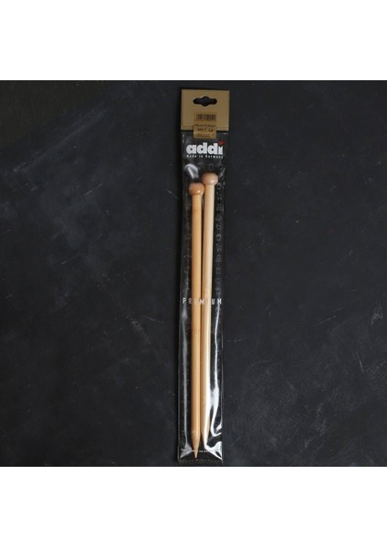 Addi Bambus 12 mm 35 cm Bambu Örgü Şişi - 500-7