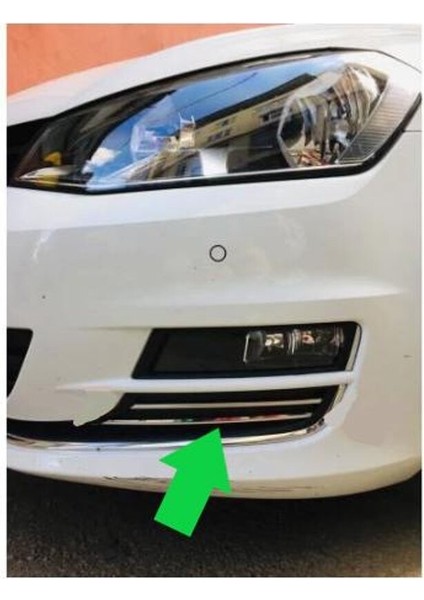Vw Volkswagen Golf 7 Hb Uyumlu Sis Far Alt Çıtası 4 Parça 2013 ve Sonrası Paslanmaz Krom fiyatları
