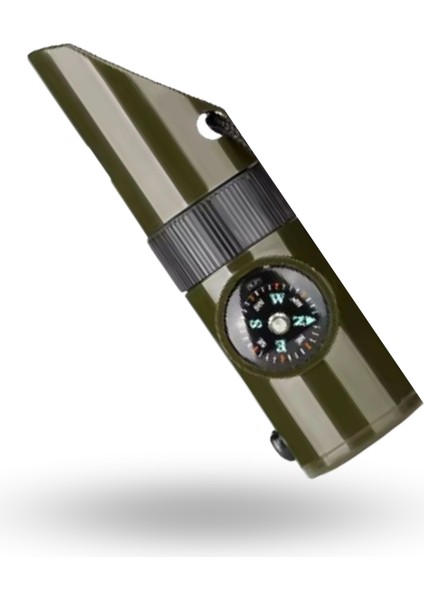 Büro Ev Ofis Kamp Deprem Çantası Için Feneri Termometre Pusula Büyüteç Bölmeli Düdüğü