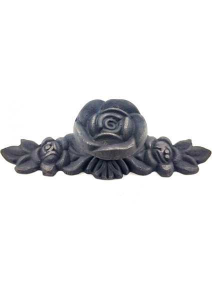 Buğz Antika Tarz Dekoratif Pirinç Gül Düğme - 30X100 Mm, Oksit