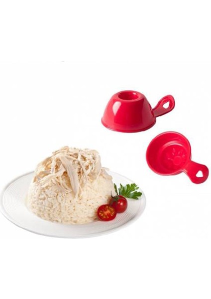 Pilav ve Helva Şekil Verici Pratik Servis Kalıbı Aleti (2 Adet) (5067) fırsatları