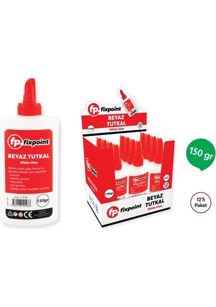 Fi̇xpoi̇nt 150 gr Beyaz Tutkal P-1978 12