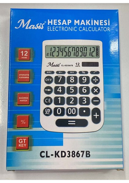 Masi̇s Hesap Maki̇nesi̇ CL-KD3867B