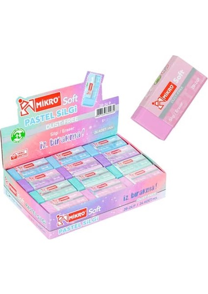 Mi̇kro 2B-24P Pastel Si̇lgi̇ 5035 24