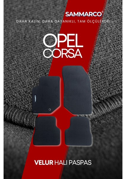 Opel Corsa 2014 Halı Paspas Velur Paspas Kumaş Paspas Oto Paspas modelleri