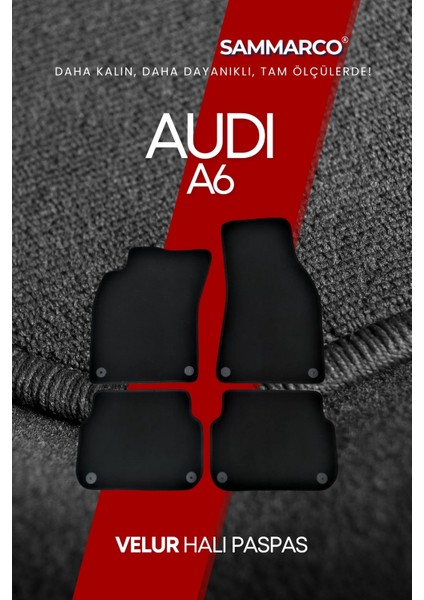 Audi A6 2007 Halı Paspas Velur Paspas Kumaş Paspas Oto Paspas modelleri
