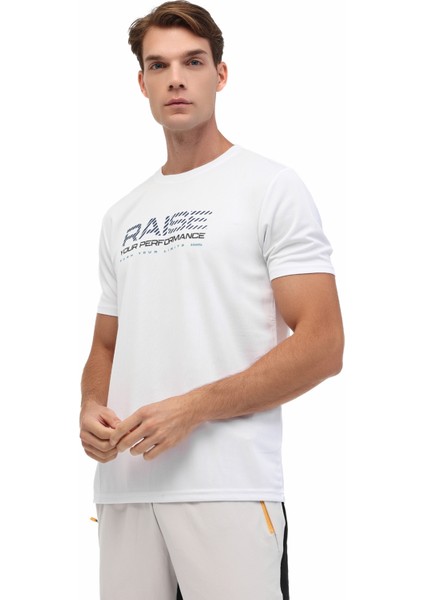 ml Coral 11PRF104 5fx Beyaz Erkek Kısa Kol T-Shirt