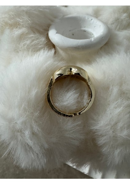 Bombe Kalp Gold Ayarlanabilir Yüzük fırsatları