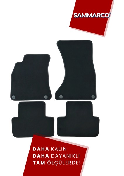 Audi A4 2009 Halı Paspas Velur Paspas Kumaş Paspas Oto Paspas