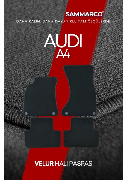 Audi A4 2013 Halı Paspas Velur Paspas Kumaş Paspas Oto Paspas modelleri