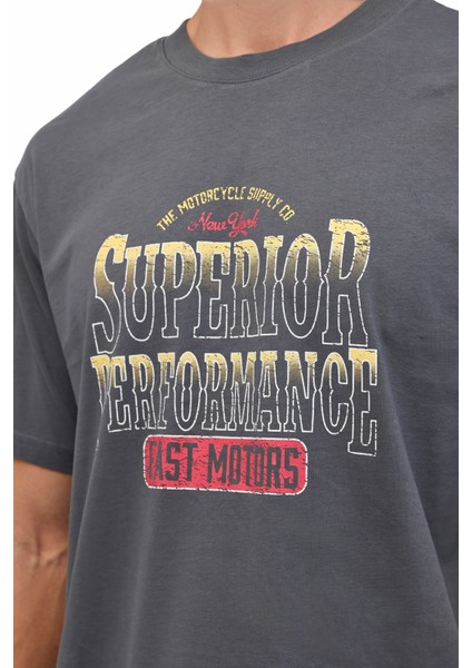 ml Lıber 11VNTG200 5fx Gri Erkek Kısa Kol T-Shirt fırsatları