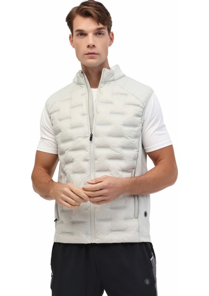 ML RHZEV 4SK-VEST-01 5PR Taş Rengi Erkek Yelek