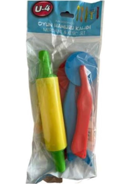 U-4 Oyun Hamuru Kalib Merdane Set F1569 36