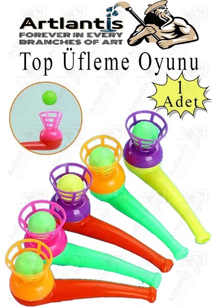 Top Üfleme Oyunu 1 Adet Saksafon Üfleme Nefes Oyuncağı Üfleme Düdüğü Oyuncak Karne Sınıf Çocuk Hediye