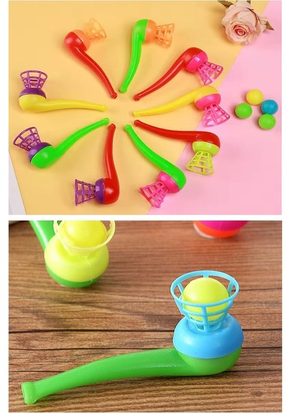 Top Üfleme Oyunu 1 Adet Saksafon Üfleme Nefes Oyuncağı Üfleme Düdüğü Oyuncak Karne Sınıf Çocuk Hediye fırsatları