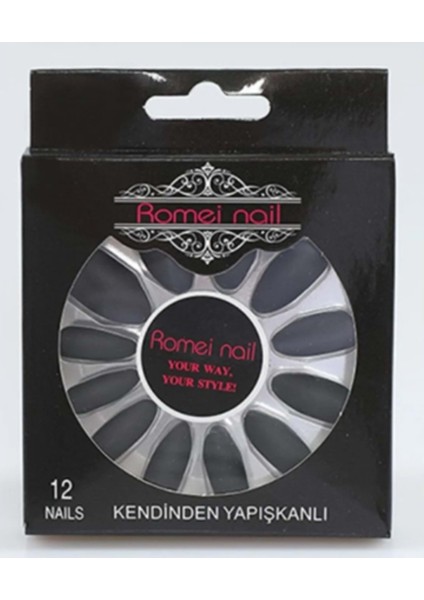 Romei̇ Yapişkanli Takma Tirnak Tt-20-10 12