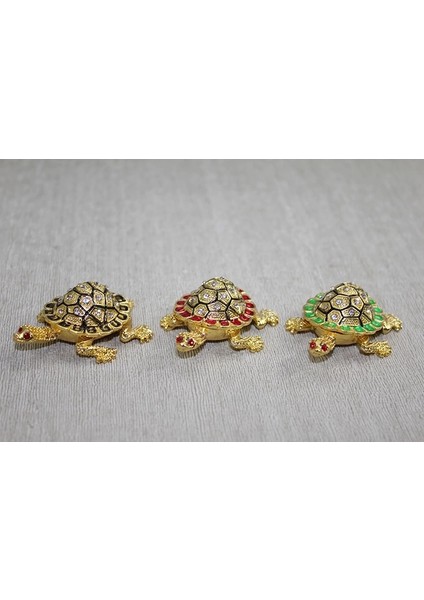 Swaroski Minik Kaplumbağa Figürü ALK3867