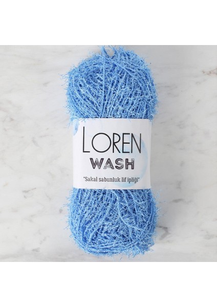 Loren Wash Mavi El Örgü Ipi - R090 - 34019