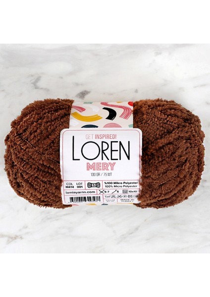 Loren Mery Kahverengi El Örgü Ipi - M414 - 34320 modelleri