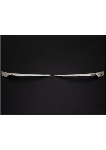 Vw Volkswagen Transporter T6.1 Uyumlu Far Alt Çıta 2 Parça 2020 ve Sonrası Paslanmaz Krom