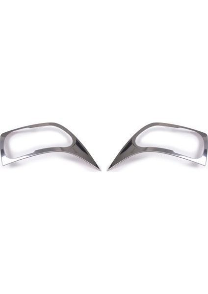 Vw Volkswagen Crafter Uyumlu Far Çerçevesi 2 Parça 2006-2017 Paslanmaz Krom