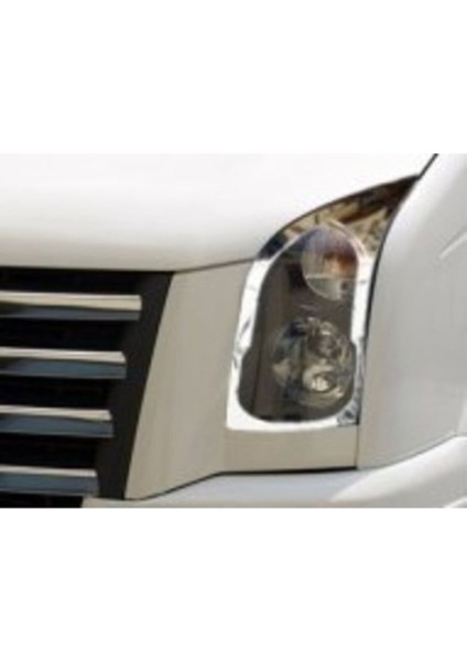 Vw Volkswagen Crafter Uyumlu Far Çerçevesi 2 Parça 2006-2017 Paslanmaz Krom fiyatları