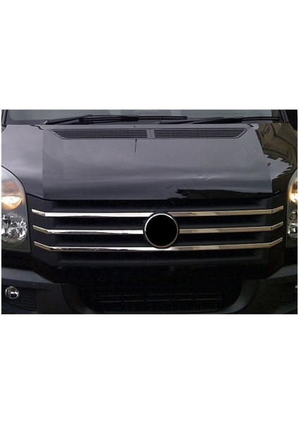 Vw Volkswagen Crafter Uyumlu Ön Panjur 5 Parça (Alt Tek Parça) 2012-2017 Paslanmaz Krom fiyatları