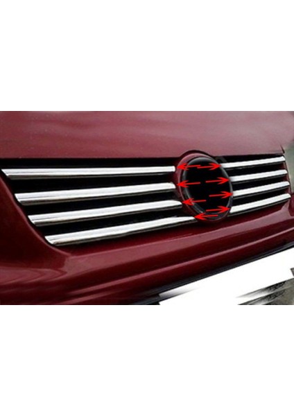 Vw Volkswagen Transporter T4 Caravelle-Multivan Uyumlu Ön Panjur 8 Parça 1995-2003 Paslanmaz Krom fiyatları