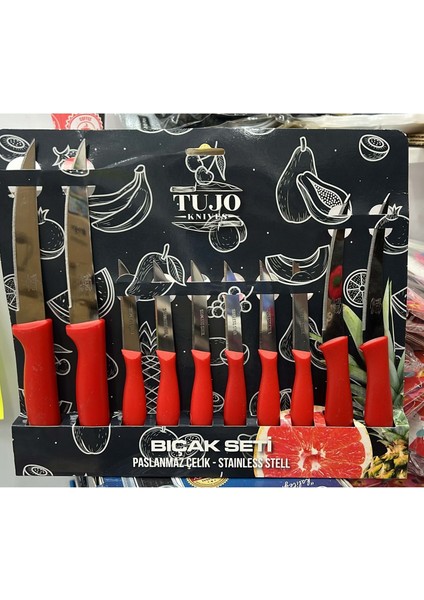 Tujo 10 Lu Biçak Seti̇ 6690 48