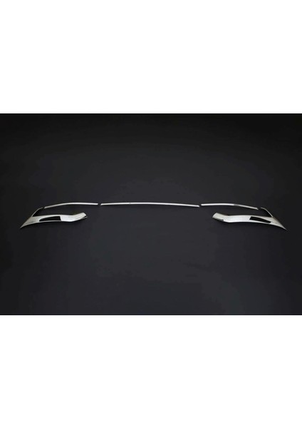 Vw Volkswagen Passat B8.5 Uyumlu Sedan Difüzör ve Ara Çıtası 3 Parça 2019 ve Sonrası Paslanmaz Krom