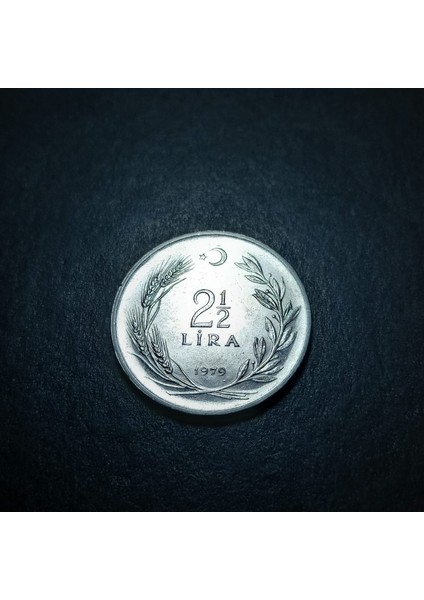 Escoines 3996368A91684D7E61 1979 Akmonital 2½ Lira Çatlak Kalıp Nadir Çıkar Çil Para indirimleri