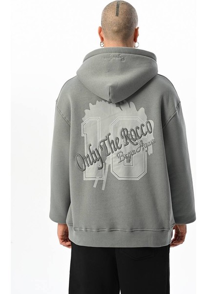 Baskılı Nakışlı Kapüşonlu Sweatshirt fiyatları