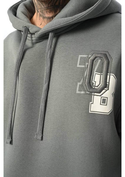 Baskılı Nakışlı Kapüşonlu Sweatshirt modelleri