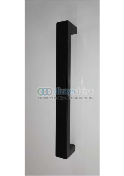 Mat Siyah Paslanmaz Çelik Sürgü ve Çekme Kapı Kolu 40X20 Mm. Profil modelleri